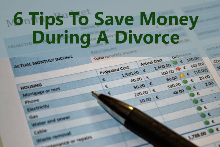 how to save money during a divorce