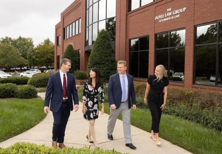Doyle Divorce Law Attorneys outside their Raleigh office