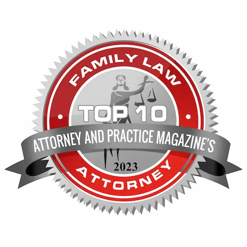 Doyle Divorce Law Firm in Raleigh awarded 2023 Top 10 Family Law Attorney from Attorney and Practice Magazine