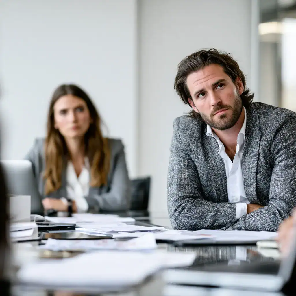 couple reviewing financial documents during high net worth divorce over $1M